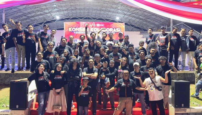 Musisi Senior dan Muda Bersatu di Konser Kemerdekaan 100 Musisi Pangkep 2025, Cindy Wilona D’Koplo Indosiar juga Turut Hadir Memukau Penonton
