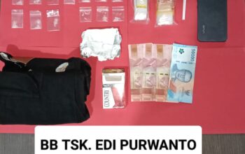 Kedapatan Simpan 4,59 Gram Sabu, Warga Berbas Tengah Diciduk Polisi