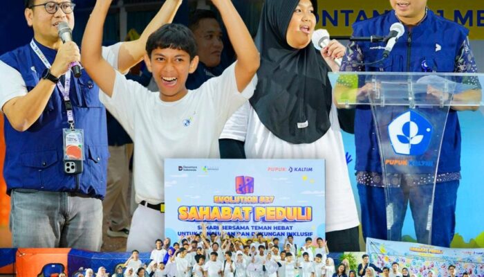 100 Relawan Pupuk Kaltim Bersatu dengan Anak Disabilitas, Tebar Pesan Kesetaraan di Bontang